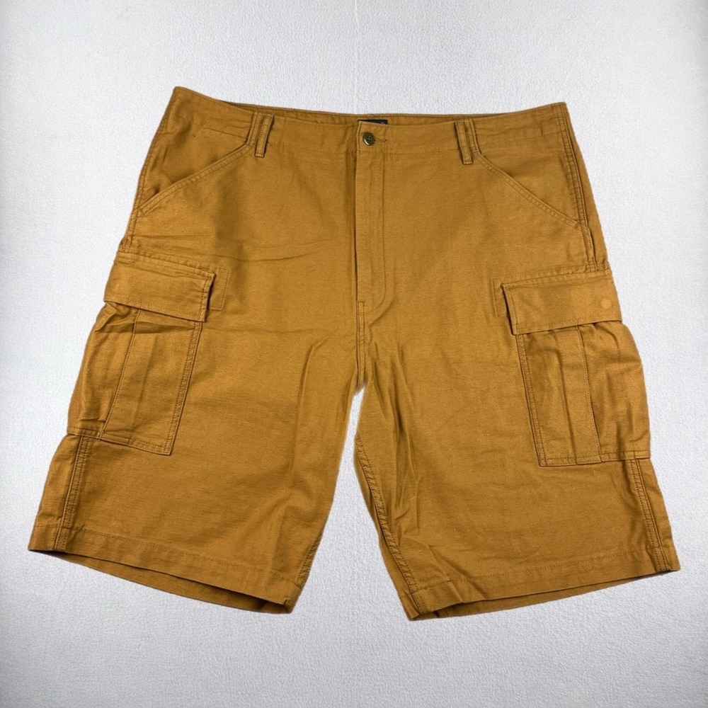 Levi Strauss & Co Cargo Shorts Mens 42 Brown Chino Utility Multi Pocket Cotton